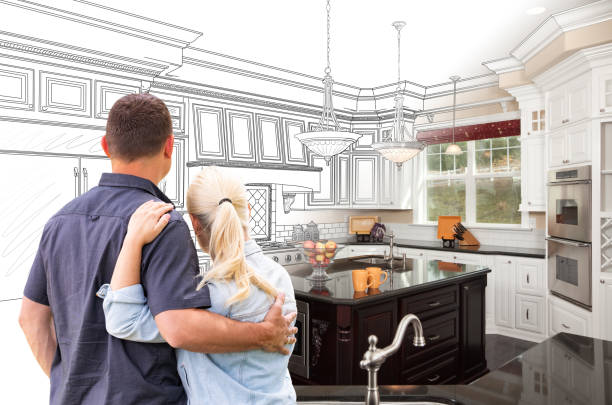 Custom kitchen cabinets installed in a Elkridge home
